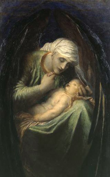 George Frederick Watts Death Crowning Innocence